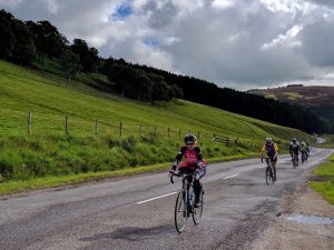 Cycling towards the Lecht