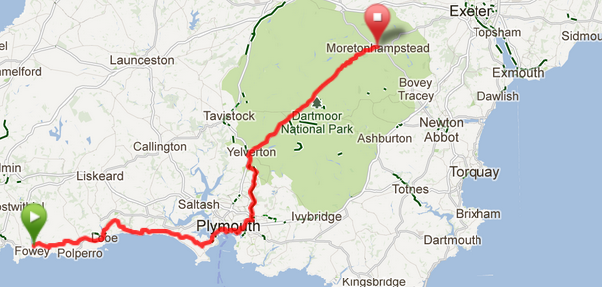 Lejog route day 2